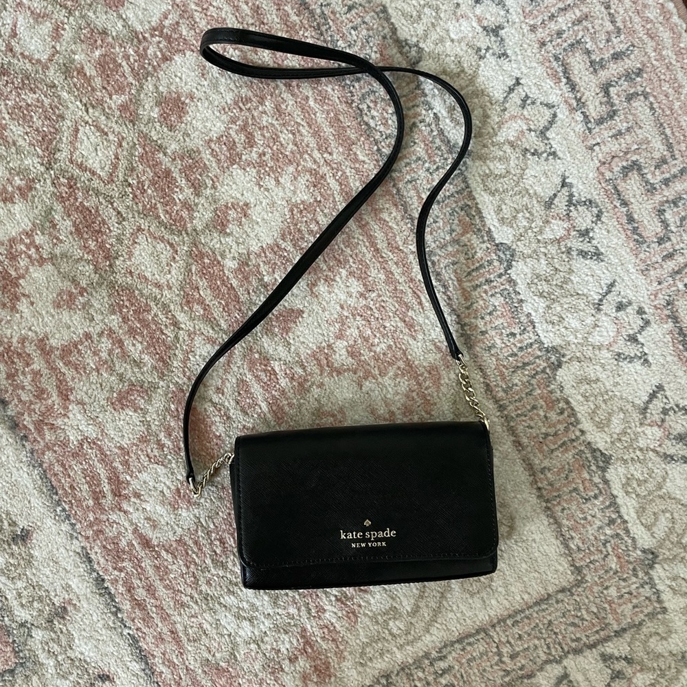 EUC Kate Spade Black Crossbody Bag